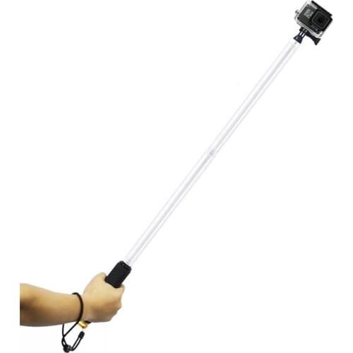 Float Selfie Stick Transparent Waterproof Monopod for GoPro Hero 7 6 5 4 3+ Session SJCAM EKEN Xiaomi Yi 4K Go Pro Action Camera
