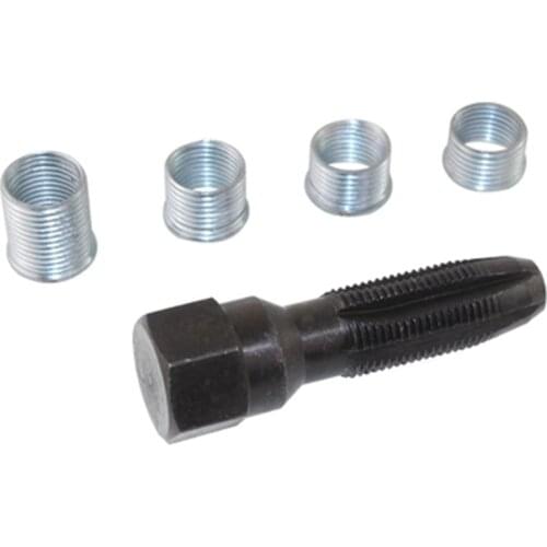14mm Spark Plug Thread Repair Kit Rethread Tool Kit Reamer Tap M14x1.25