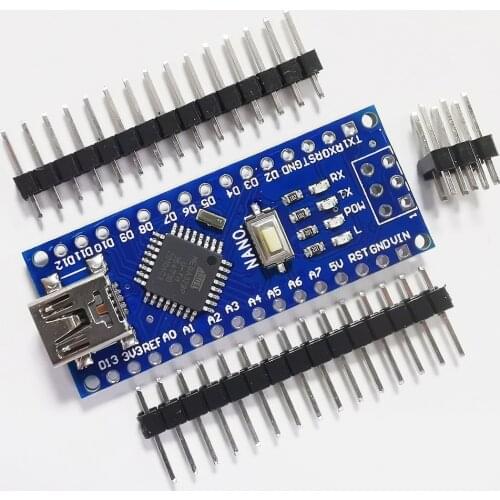 1PCS Promotion For arduino Nano 3.0 Atmega328 Controller Compatible Board WAVGAT Module PCB Development Board with USB V3.0