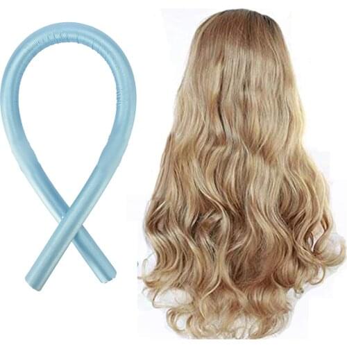 Heatless Curling Headband Rod Ribbon Curly Hair Rollers Big Wave Stick Maker Lazy Curler Hairs Styling-tools No-heat Soft Diy