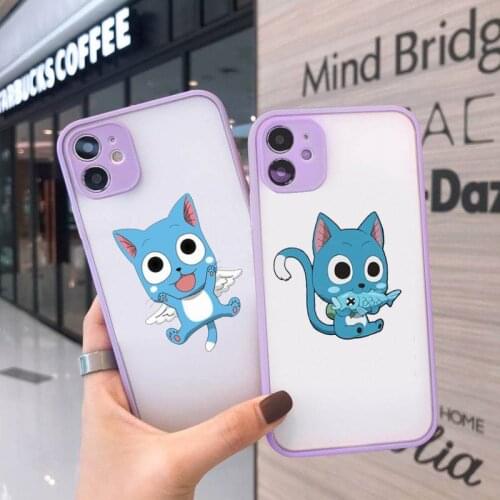 Fairy Tail japanese anime manga luxury design Phone Case matte transparent For iphone 7 8 11 12 plus mini x xs xr pro max cover