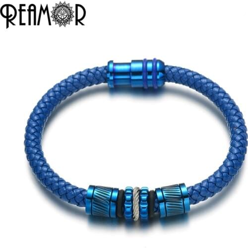 Синие браслеты REAMOR China At AliExpress