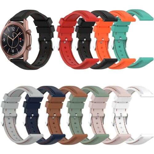 Watch Band 22mm Genuine Leather Strap For Huawei GT 2 GT2 Pro Watch Strap Replacements Honor Magic 1 2 46mm Watch Mens Strap