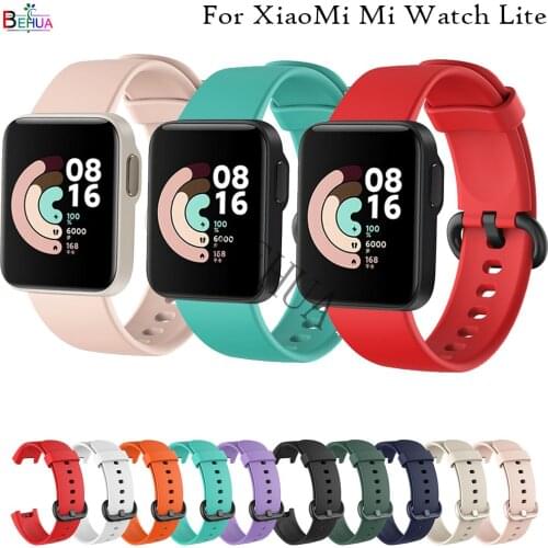 Silicone Band Strap For XiaoMi Mi Watch Lite original SmartBand sport WristBand For Redmi Watchstrap Bracelet Replacement Belt