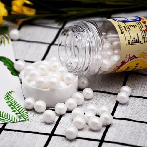 Edible Pearl Cake Decoration Baking Fondant Bakeware Tools white beads 85g/Box Hot Sale Sugar Sugar Ball Chocolate DIY Candy