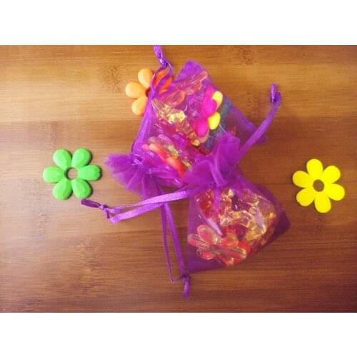 11*16cm 5000pcs Organza Bag christmas Dark purple Drawstring bag jewelry packaging bags for gift/candy/wedding/party Yarn bag