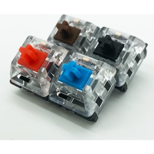 Kailh Traditional Gaming Mechanical Keyboard Switch SMD With Brown/Red/Blue/Black Keystem, With 3 Pins