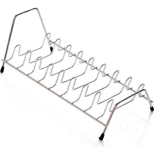 Home kitchen vertical dishes rack bowl rack Stainless steel ventilation dry dishes draining rack 25.5*15.5*13cm