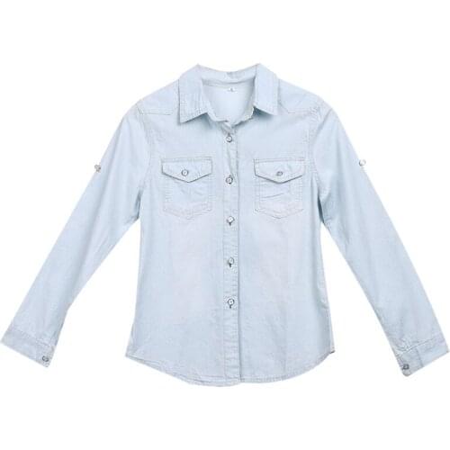 WANGSCANIS Womens Denim Shirts