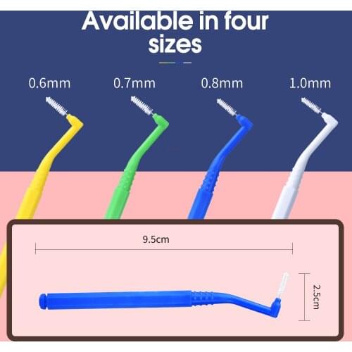 Y-Kelin 10Pcs/set Interdental Brush Teeth Soft Dental Picks Tooth Floss Refill Flosser Toothpick Cleaners Tool