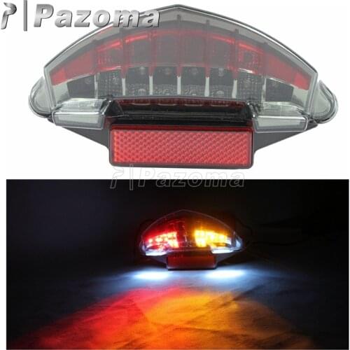 Motorbike Smoke LED Rear Taillight Brake Light for BMW F800S F800ST F800GT K71 F800R K73 R 1200 GS Adventure K255