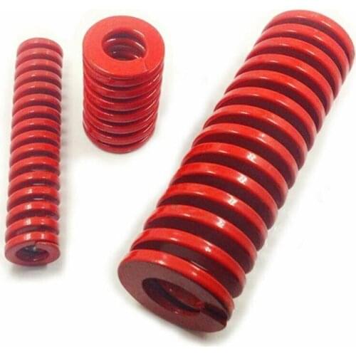 Loading Die Mold Spring, 1Pcs, Red Medium Load Compression Spring, Outer Diameter 12mm Inner Diameter 6mm Length 70-100mm