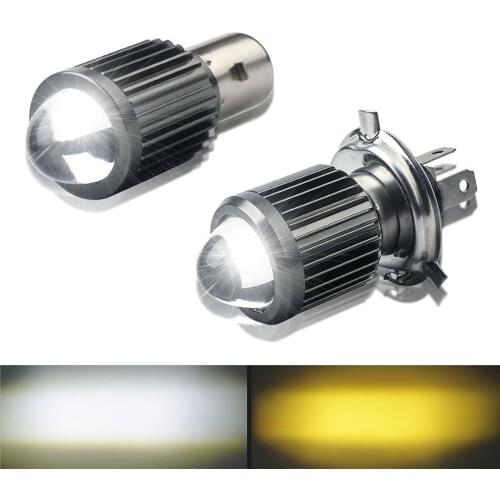 1pcs H4 H6 BA20D moto Led Motorcycle Headlight Bulbs CSP lens Moto 6000LM Hi Lo Lamp Scooter Accessories Fog Lights 6000K 12-24V