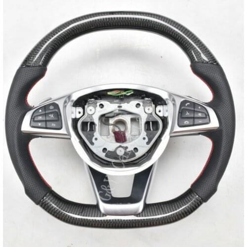 100% Real Carbon Fiber Steering Wheel For Benz CLA W205