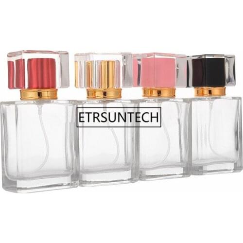 50ml Glass Empty Perfume Bottles Spray Atomizer Refillable Bottle Scent Case with Travel F1310