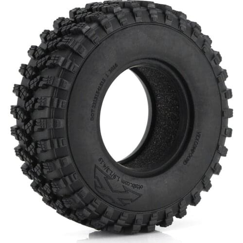 AX-8020 4PCS 1.9 Inch Model Climbing Tire Sponge Car Set For RC 1/10 Rock Climbing Trucks Rubber Tires Tyres Truck Set