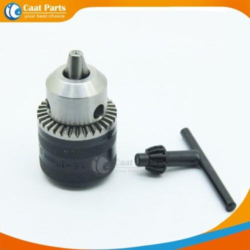 Free shipping! Tapered 1.5-10mm Capacity 3/8"-24UNF Mount Electric Key Drill Chuck