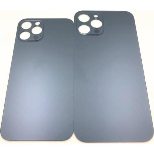 Big Hole Rear Battery Cover For IPhone 12 Pro 12Pro Max Phone Cases Housing Broken Back Glass Cover Replacement