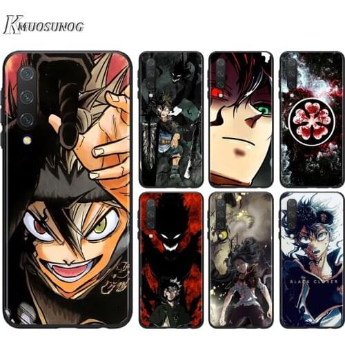 Anime Black Clover For Huawei Nova 7SE 5G 7I 6SE 5T 5E 5I 5Z 5 4E 4 3I 3E 3 2I 2 Lite 2 Pro 2017 Black Phone Case