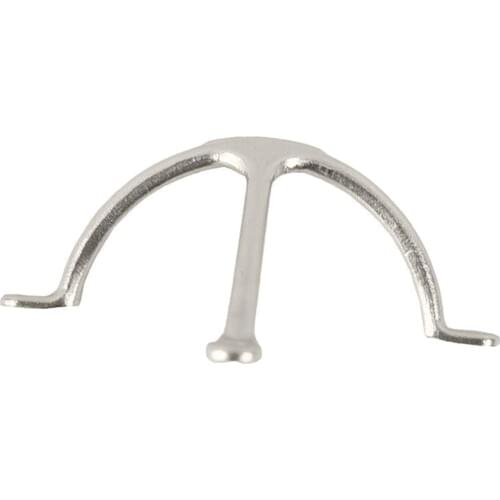 Marine Boat Fishing Support Bracket Holder Rack Silver Lightweight Useful 3.94x1.97"