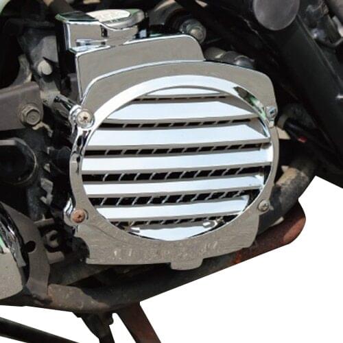 Motorcycle scooter chrome / imitation carbon fiber cooling box cover Fan cover For HONDA DIOZ4 SCOOPY AF58 ZOOMER