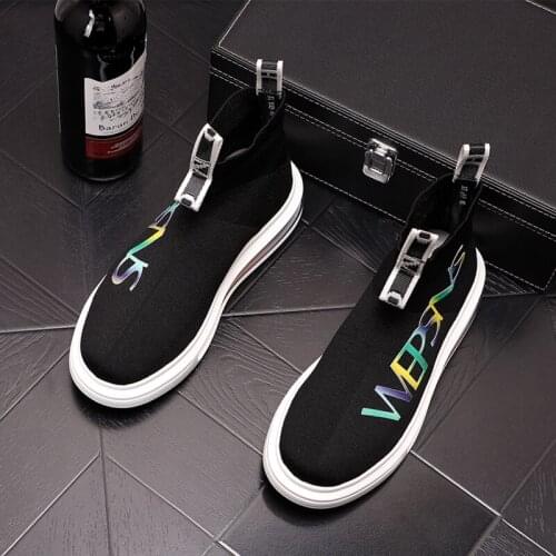 2021 Designer Socks Shoes Fashion Men Sneakers Speed Trainer Black Glitter Mens Trainers Casual Runner Heavy Sole