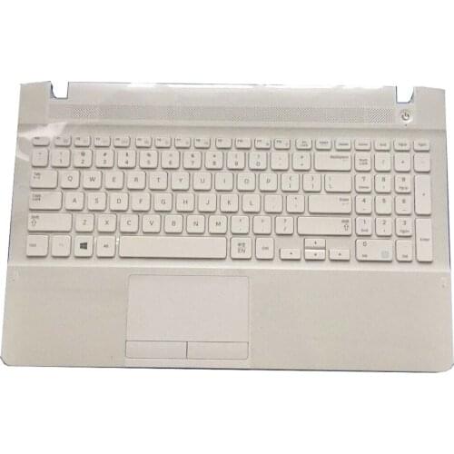 NEW Keyboard Palmrest touchpad for samsung NP270E5U NP270E5U NP270E5J NP270E5G NP270E5V NP270E5K WHITE Dark blue