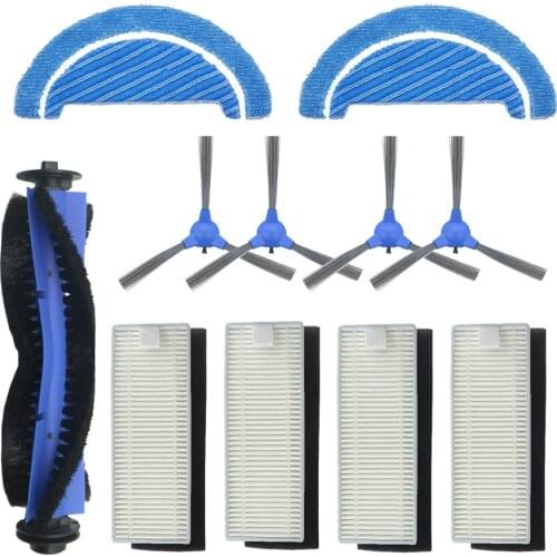 Main Brush Side Brush Hepa Filter Mop Replacement for Cecotec Conga 1790 Ultra Robotic Vacuum Cleaner Spare Parts