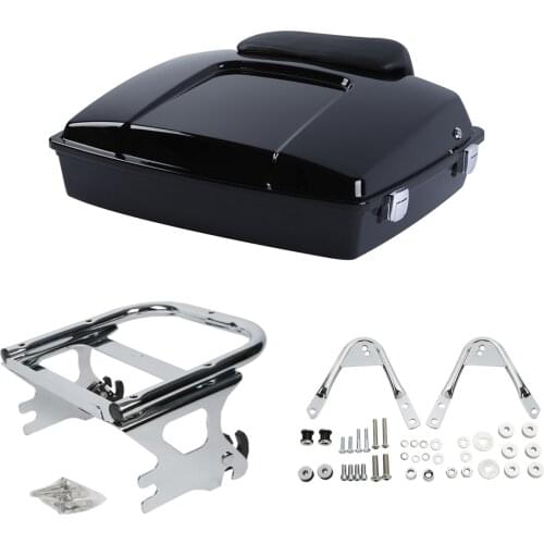 Motorcycle Razor Trunk Mount Rack Docking Kit For Harley Touring Tour Pack Electra Glide Street Glide Road King 1997-2008