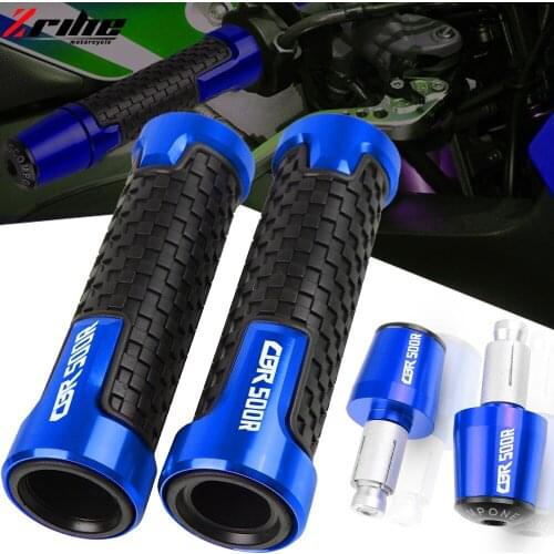 For Honda CBR500R 2013-2018 2014 2015 2016 2017 CBR500 CBR 500 R 500R Motorcycle 22MM Handlebar Grips Handle Bar Cap End Plugs