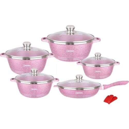 Solid and durable medical stone aluminum pot non-stick pot soup pot pot set