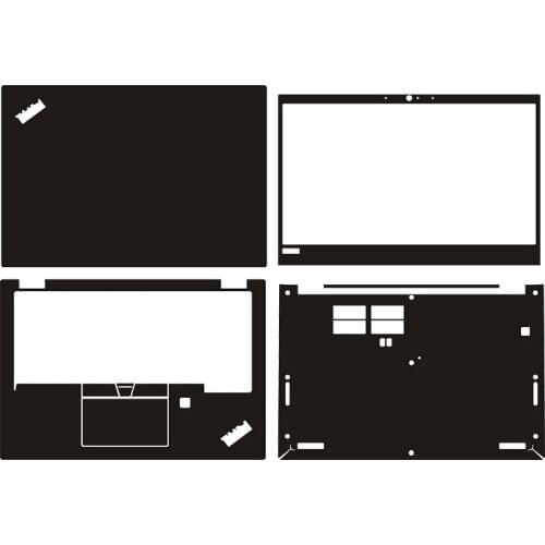 Carbon fiber Vinyl Laptop Sticker Skin Decals Cover Protector for Lenovo ThinkPad S2 2020 13"