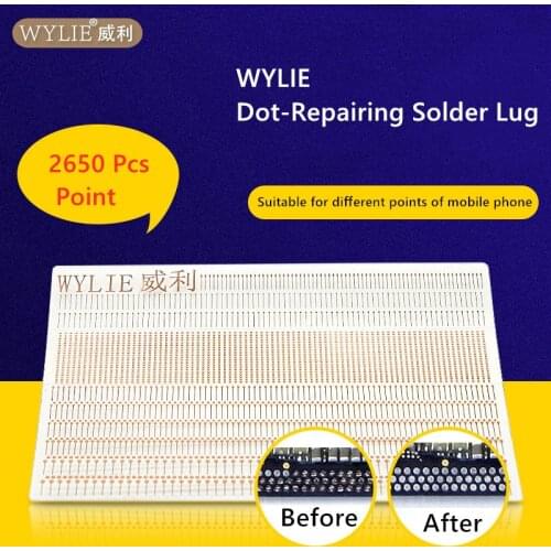 WYLIE Dot Repairing Solder Lug Spot Soldering Pad For iPhone Welding Board Flywire Replacement Traditional IC Repair Fix