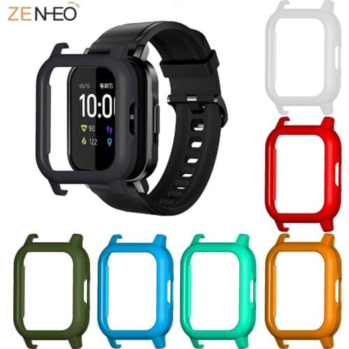 Protective Case Cover For Haylou LS02 Smart Watch Hard PC Shell Protector Frame For Xiaomi Haylou LS02 Strap Bracelet
