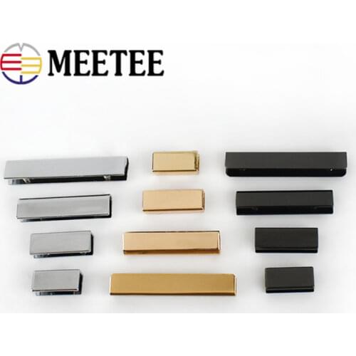 20pcs 19/25/39/52mm Bag Strap Cover Clasp Screw Purse Decor End Clips Edges Corner Protector Belt Tails Plugs DIY Leather Craft