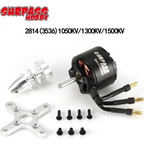 2814(3536) 1500KV 1300KV 1050KV 14 Poles Brushless Motor for RC 1000g-1500g Airplane Fixed-wing Glider Warbirds