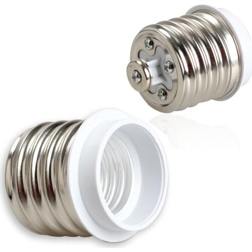5Pcs E40 to E27 Base LED Halogen Light Base Lamp Bulbs Socket Adapter Converter