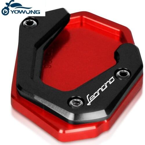 FOR BENELLI leoncino 250 leoncino500 BNT BJ250 BJ300 BJ302 BN250 BN300 BN302 Kickstand Extension Pad Side Stand Enlarger Plate