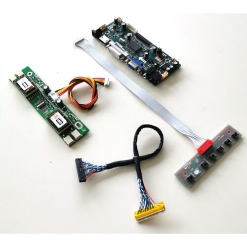 For M220Z1-L07/L08 DVI VGA LCD monitor panel LVDS 30Pin CCFL 1680*1050 22" M.NT68676 screen controller drive board DIY kit