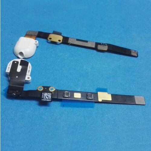 Headphone Volume Audio Jack Flex Cable for Apple iPad Mini 2 3 Mini2 Mini3 A1489 A1490 A1491 A1599 A1600 A1601 White Black Color