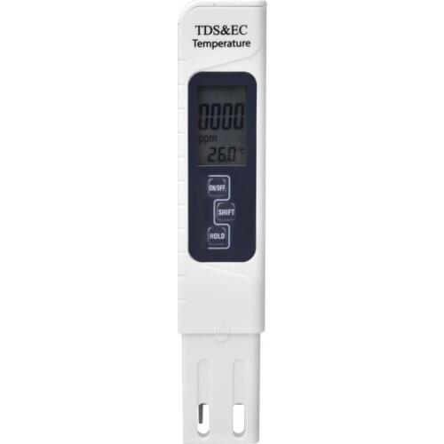Hot Sale Multifunction Portable Digital TDS Temperature EC Meter Electrical Conductivity Tester Water Quality Tester Tool