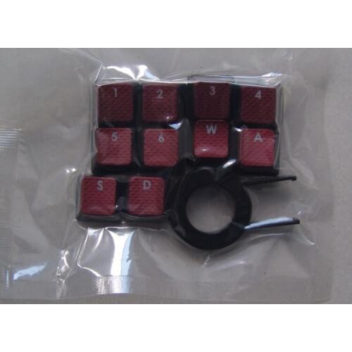 [HFSECURITY] k70 K65 k95 g710+ Mechanical Keyboard 10 Keys Non-slip Keycaps WASD 123456 Keycap