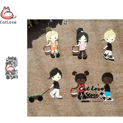 Cute Baby Girl Boy Metal Cutting Dies Scrapbooking Stencil Die Cuts Card Making DIY Decorative Craft Embossing New Dies For 2019