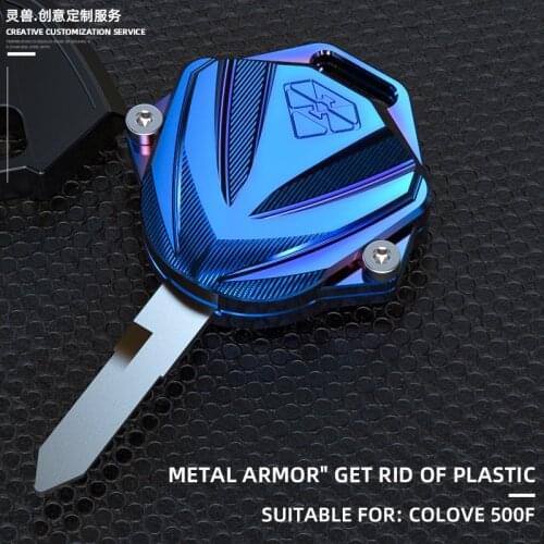 SPIRIT BEAST Motorcycle Key Shell Modification Accessories For COLOVE 500F Key Head Retro Motorcycle Key Cover Key Handle Shell