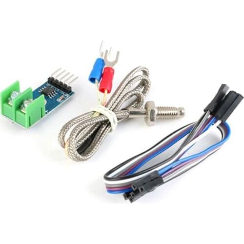6pcs/lot MAX6675 Module + K Type Thermocouple Sensor Temperature Degrees Module For Arduino