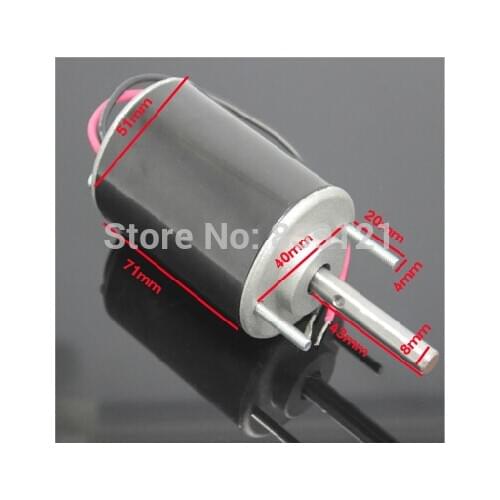 3000 -6000 RPM motor can adjustable speed 12V/24v DC motor can reversing motor