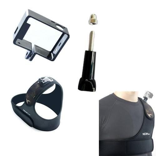 Shoulder Chest Strap with 1/4'' Screw Protective Frame F Gopro 4 3+ 3 2 1 XiaoYi