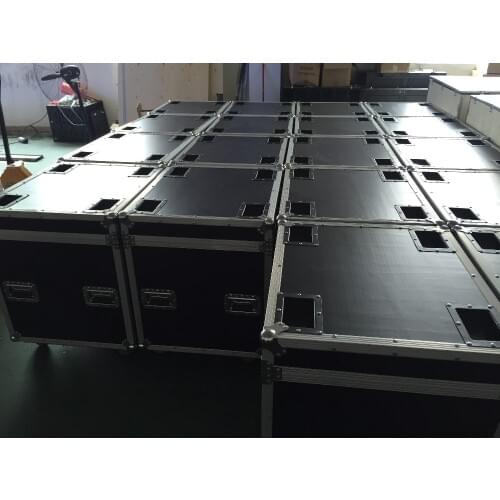 P4 die casting aluminum Flight Case,512mmX512mm aluminium die casting cabinet, P4and P8 Flight Case, 1 Pack 6 flight case