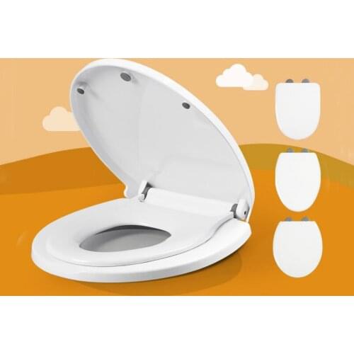White Color PP Material 3 Models Child and Adult Both Size of Toilet Seats