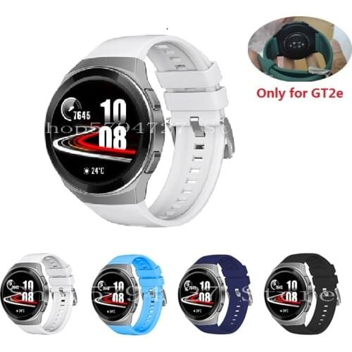 Silicone Replacement Breathable Band For Huawei watch GT 2e strap GT 2 46mm GT2e strap 22mm Replacement Strap